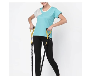 T-shirts respirants à haut court personnalisés à vendre Offre Spéciale les femmes crop top t-shirts unis pour la salle de sport et vêtements décontractés haut à manches courtes - Product Image 5