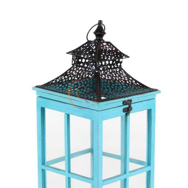 Farmhouse Candle Lantern Wooden Decorative Rustic Wood Candle Holder Home Decor Decoration Wedding Table Unique Candle Jar
