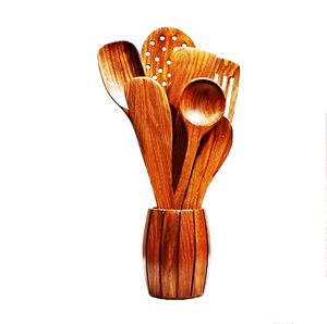 Nouvel ensemble d'ustensiles à salade écologiques, compatibles lave-vaisselle, pour la cuisine domestique, fabriqué en Inde - Product Image 6