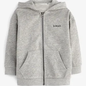 Bán buôn 2024 tùy chỉnh thực hiện OEM thiết kế mới trẻ em dây kéo Hoodies với chất lượng hàng đầu bông vải chất liệu nhanh chóng khô trẻ em Hoodies