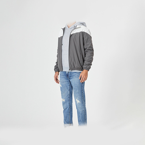 เสื้อแจ็คเก็ตกันลมมีซิปสำหรับผู้ชายฤดูใบไม้ร่วงและฤดูหนาวโลโก้ออกแบบได้ตามต้องการ - Product Image 5