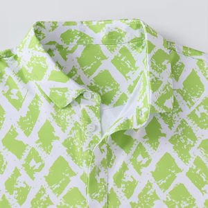 Polo de golf à sublimation pour adulte, chemise à manches courtes en polyester tricoté, polo de golf grande taille avec service OEM - Product Image 4