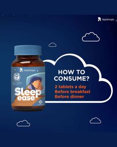 Capsules Sleep Ease avec Valériane, Ashwagandha et Houblon pour le soulagement de l'insomnie, la tranquillité et la qualité du sommeil - Product Image 6
