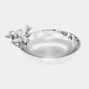 Bol à fruits de luxe unique et antique d'Inde pour les événements de mariage Bol à fruits élégant en métal de forme ronde de luxe moderne - Product Image 3