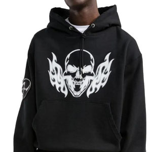 Sudaderas con capucha de algodón de peso pesado vintage personalizadas Estilo lavado con ácido de gran tamaño lavado al sol desgastado para el invierno - Product Image 6