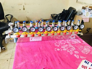 Collecteur d'eau Dubey International 10 entrées/sorties Super A avec robinet à bille, manomètre, garantie de 2 ans, sans rouille, longue durée de vie - Product Image 4