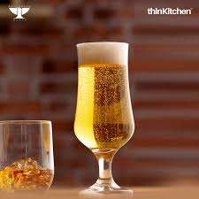 Tasses à bière en verre transparent de luxe-Différentes tailles d'origine indienne sûre pour le congélateur écologique et durable - Product Image 6