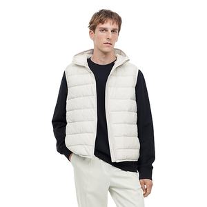 เสื้อแจ็คเก็ตแขนกุดผู้ชายคุณภาพสูง ดีไซน์ฮู้ดดี้แบบสวม สวมใส่สบาย ไม่ระคายเคืองผิว - Product Image 3