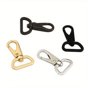 Vente en gros OEM de mousquetons pivotants en métal pour sangles de sac, ceintures, sangles de transport et porte-clés, en vrac, résistants à la rouille, avec clip rotatif, quincaillerie - Product Image 3