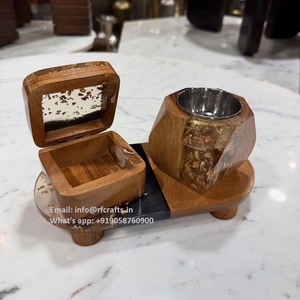 Juego de quemador de incienso de madera de resina de alta calidad, caja acrílica, el mejor enchufe de anís estrellado para soporte de caja de incensario de fragancia religiosa - Product Image 6