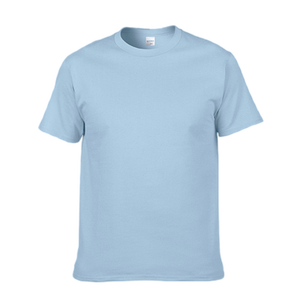 Vente en gros 100% T-shirts en coton biologique de haute qualité col rond hauts décontractés pour hommes et femmes toile tissu ODM approvisionnement - Product Image 4