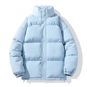 Chaqueta Acolchada de Invierno Personalizada para Hombre, Tela de Lona, 100% Poliéster, Secado Rápido, Ecológica, Cuello Alto, Cierre de Cremallera, OEM - Product Image 3