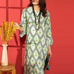 Robe en lin pour femmes à manches longues de couleur unie pour l'été Vêtements pour dames Fabricants de vêtements Tenue décontractée en lin - Product Image 5