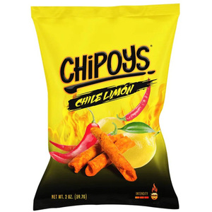 Chipoys Fire Red Hot Spicy Rolled Tortilla Chips 4 onzas 96 por caja - Product Image 2