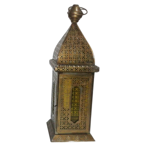 High Quality Brass <b>Vintage</b> Embossed <b>Lantern</b> With Polish Finished For Tabletop Decor Arabic <b>Lantern</b> For Home Decoration - Product Image 1