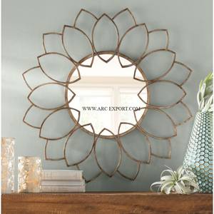 Miroir mural vintage pour salle de bain, qualité supérieure, forme carrée, fleur, luxe, nouveau look, décoration murale au meilleur prix - Product Image 5