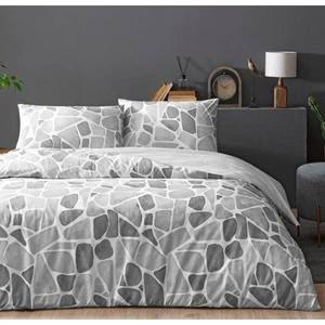 Alvy Gray Taç Double Ranforce Juego de fundas nórdicas Fundas nórdicas de calidad premium - Product Image 1