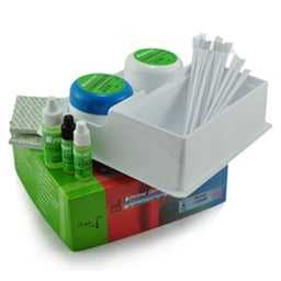 Kit de composite à polymérisation chimique Prime-Dent 15/15g avec adhésif, matériau plastique hautement comblé pour consommables dentaires manuels - Product Image 1