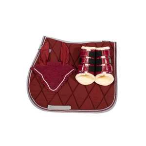 Juego de Sudaderos de Silla de Montar Inglesa Brillante con Purpurina, Forro de Polialgodón para Doma, Salto y Equitación, Accesorios a Juego - Product Image 5