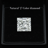Diamants naturels certifiés 1,00 CT, taille Radiant, couleur J, clarté VVS2, haute qualité pour la fabrication de bijoux
