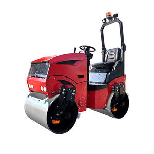 Compacteur vibrant à double tambour, rouleau compresseur routier, compacteur d'asphalte autoporté, moteur diesel, 4 tonnes, jaune - Product Image 6