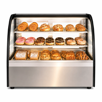 Vitrine chauffante de comptoir commerciale pour aliments – Armoire de présentation chauffante pour la restauration