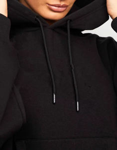 Survêtement d'hiver décontracté en polaire pour femmes, vêtements d'entraînement de jogging de grande taille avec sweat à capuche et pantalon, logo personnalisé - Product Image 6