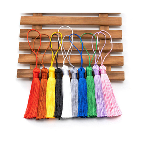 Nuevo Producto 2025, Borlas Decorativas de 8cm, Adornos de Borlas de Poliéster y Seda para Ropa y Manualidades - Product Image 1