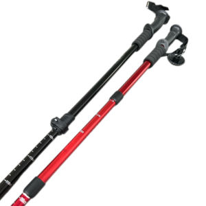 Oem מותאם אישית טרקים מוטות הליכה טקטיים מקלות הליכה פונקציה רב מתכווננת גובה צינור אלומיניום טלסקופי - Product Image 2