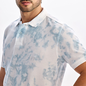 Polos Tie Dye disponibles en el precio al por mayor mejor fabricación nuevo estilo duradero transpirable Tie Dye polos de los hombres - Product Image 3