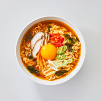 [Incheondre] Nouilles Ramen Instantanées Premium Sigolssal Ramyeon 104g 466kcal, Aliment Coréen, Bouillon Épicé, Végétalien, Boîte