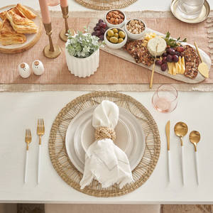 Manteles Individuales de algas marinas naturales para mesa de comedor Mantel Individual de algas marinas sostenibles Mimbre en casa Hotel Restaurante Vietnam - Product Image 3