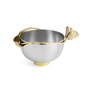 Cuenco Decorativo de Metal Pulido para una Decoración Elegante de la Sala de Estar y un Centro de Mesa Único para el Hogar - Product Image 1