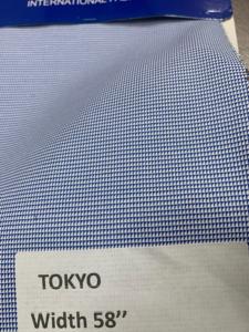 High-Quality Tokyo Yarn Dyed Shirting Fabric 58 Wide Poly Cotton Woven Techniques <b>for</b> Garments <b>Curtains</b> Costumes In-Demand - Product Image 3