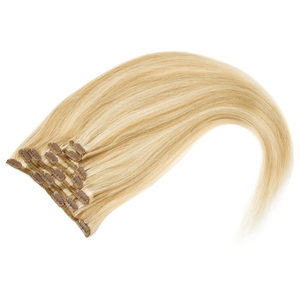 Extensions à clipser 100% cheveux humains Remy, lisses et soyeux, pour une tête entière, trames de cheveux à clipser pour femmes, double épaisseur, volume intense - Product Image 6