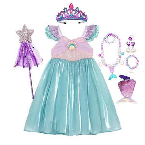 Robe de costume Disney Petite Sirne pour filles - Composant - Product Image 1