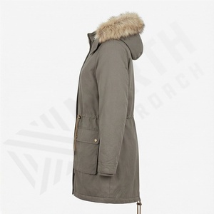 Custom Design Winter Parka Coat Women Jacket Fur Collar Ladies Hoodie <b>Men</b> Breathable <b>Thermal</b> Insulated Windproof Heavyweight - Product Image 3