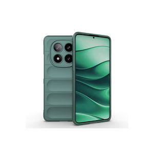 Coque de protection en silicone TPU souple Netzy 4G pour Poco X7, design creux au dos, motif ethnique pour Xiaomi, vert - Product Image 1