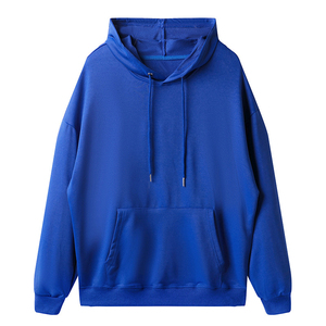 Unisex 2026 ropa de trabajo de invierno Sudadera con capucha 100% algodón Color sólido logotipo bordado rayas diagonales manga larga Digital - Product Image 3