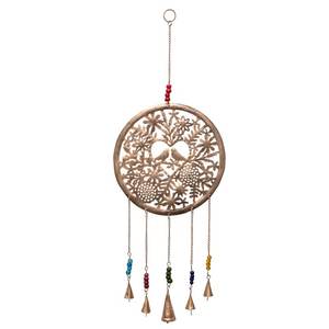 Carillon éolien suspendu de noël en fer fantaisie avec perles de couleur bon son de carillon éolien cloche pour la décoration de la maison - Product Image 4