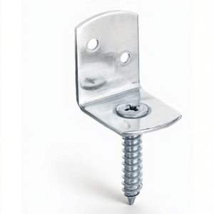 Support de clôture tissé 83x32x30x38mm galvanisé à chaud en forme de L GAH Lot de 100 - Product Image 3