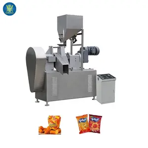 automatic kurkure niknaks snacks making manufacturing plant cheeto extruder product machinery machines nik naks production line
