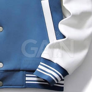Veste Letterman de haute qualité à bas prix avec logo personnalisé Veste Letterman grande taille personnalisée pour hommes - Product Image 4