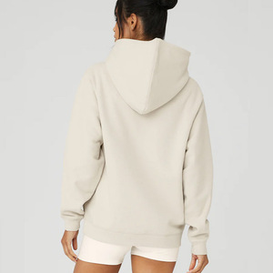 Sweat à capuche pour femme tenue quotidienne pull à capuche uni dames haut à capuche décontracté à capuche léger personnalisé meilleur sweat à capuche de haute qualité - Product Image 2