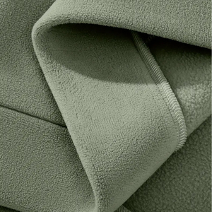 Winter <b>Pullover</b> <b>Mens</b> Hooded Cotton Fleece Jacket | Heavyweight Olive Green Coat | Casual Outdoor Wear | Quick-Dry Breathable - Product Image 4