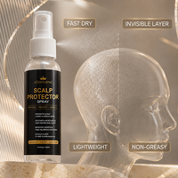 Huile de Soin Personnalisée pour Cuir Chevelu, Idéale pour Perruques en Dentelle et Extensions Capillaires, Séchage Rapide, Barrière Protectrice Invisible, Flacon Compte-gouttes en Verre, Marque Privée