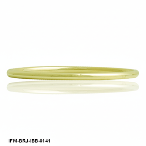 High-Polish Brass <b>Bangle</b> <b>Bracelet</b> Slim Minimalist Stackable Round <b>Bangle</b> for Women - Product Image 1
