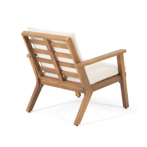 Muebles de jardín más vendidos, hechos de madera maciza y una combinación de espuma gruesa y tela suave. - Product Image 5