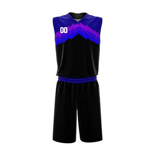 Tenues de basketball unisexes grande taille sans manches respirantes de haute qualité avec logo imprimé 100 % polyester taille personnalisée - Product Image 3
