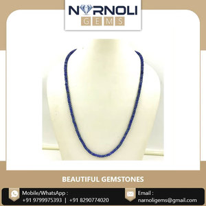 Suministro a granel de cuentas de zafiro, cuentas de cuerda, lo mejor para mujer, collar, joyería - Product Image 2